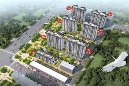 龙都现代城西区，紧靠佳乐家，全明户型，带着附房，有连租车位